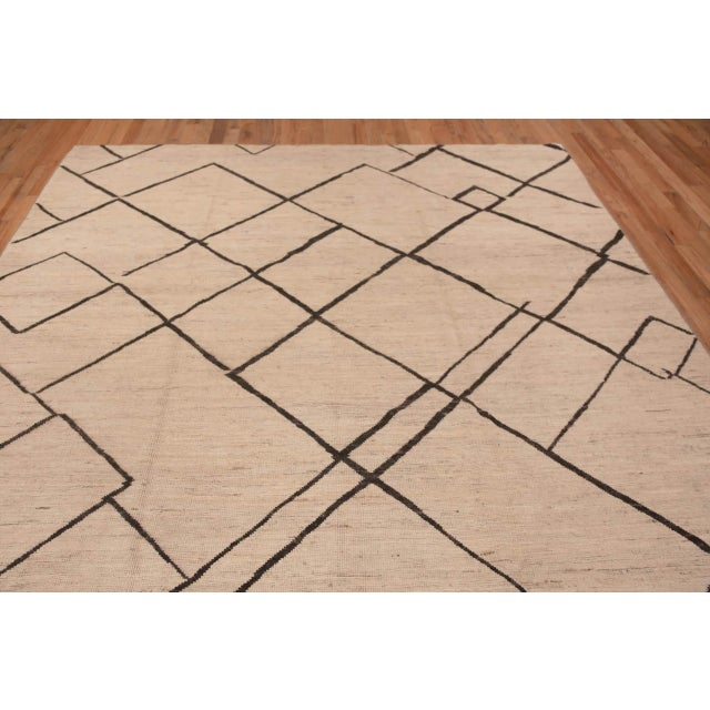 Nazmiyal Collection Contemporary Minimalist Area Rug For Sale - Image 4 of 6