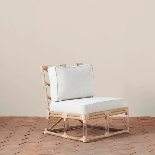 Transparent Sea Cliff Slipper Chair For Sale - Image 8 of 8