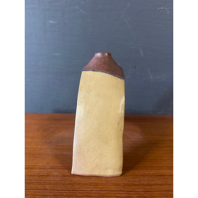 Ceramic 1970s Japanese Ikebana Vase For Sale - Image 7 of 10