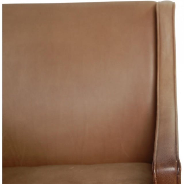 Model 3246 Chair in Leather by Børge Mogensen, 1990s For Sale - Image 10 of 18
