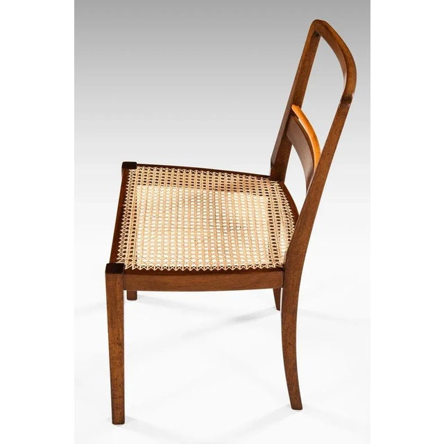 Tan Dining Chairs by Erik Chambert, Norrköping, Set of 6 For Sale - Image 8 of 11