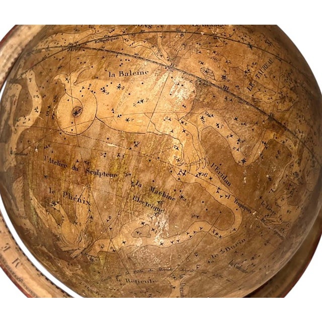 Early 19th Century Terrestrial Globe by Félix Delamarche, Also Known as Charles-François Delamarche For Sale - Image 11 of 17