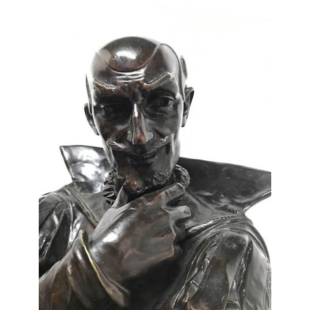 18th Century Bronze Statue of a Shakespearean Character For Sale - Image 5 of 9