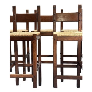 Vintage Bar Stools, 1970s, Set of 5 For Sale