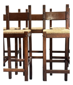 Vintage Bar Stools, 1970s, Set of 5