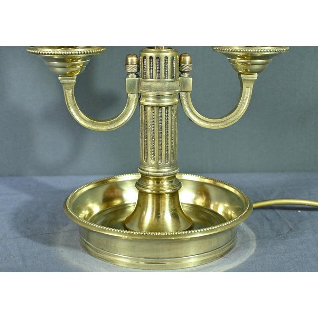Early 20th Century Bouillotte Lamp with 2 Lights For Sale - Image 13 of 18