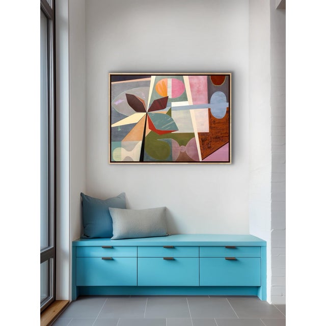 Chestnut Original Abstract Painting Titled Turbinado For Sale - Image 8 of 11