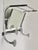French Art Deco Chromed Coat Rack with Mirror, 1930s For Sale - Image 3 of 11
