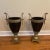 Mid 20th Century Mid 20th Century Neoclassical Black & Bronze Vases or Urns - a Pair For Sale - Image 5 of 6