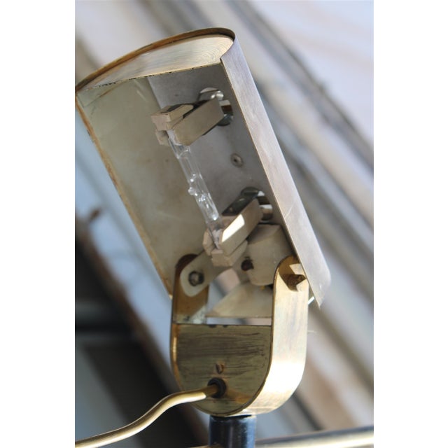 Minimalist Floor Lamp in Brass, Italy, 1970s For Sale - Image 6 of 12