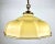 Yellow Glass Pendant Lamp with Brass Fixing, France, 1960s For Sale - Image 4 of 8