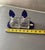 Nachtmann Crystal Sapphire Blue Perfume Decanter Set With Tray & Box MCM Vintage For Sale - Image 9 of 10