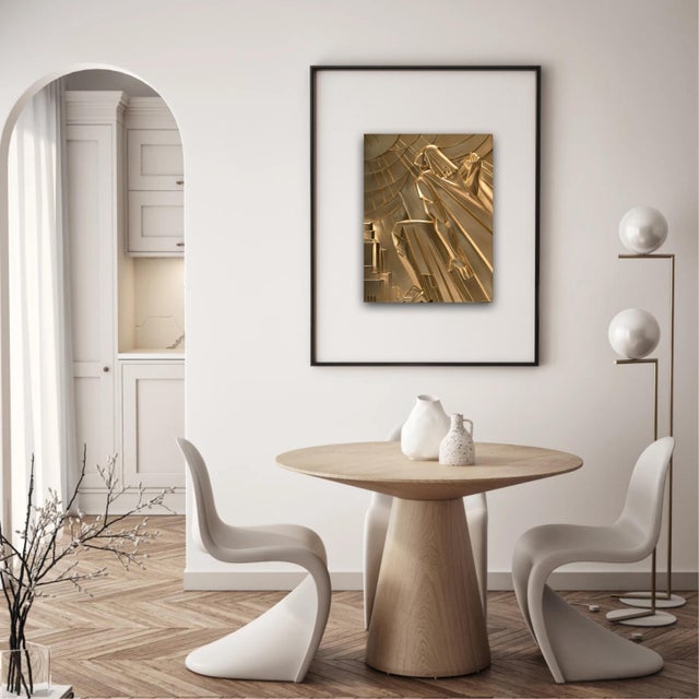 Art Deco Bas-Relief Gold After Rene Paul Chambellan, Chanin Building New York City For Sale - Image 12 of 18