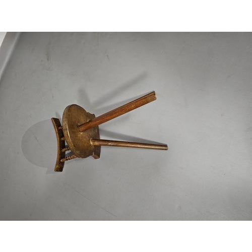 Vintage Farmers Tripod Chair For Sale - Image 10 of 18