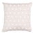 Schumacher Taylor Embroidery 18" Pillow in Ivory on Natural For Sale
