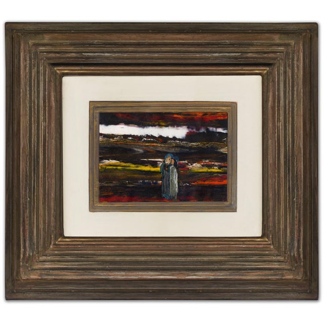 1960s Charles Higgins / Pic, Lovers at Dusk, 1968, Oil on Paper, Framed For Sale - Image 5 of 5