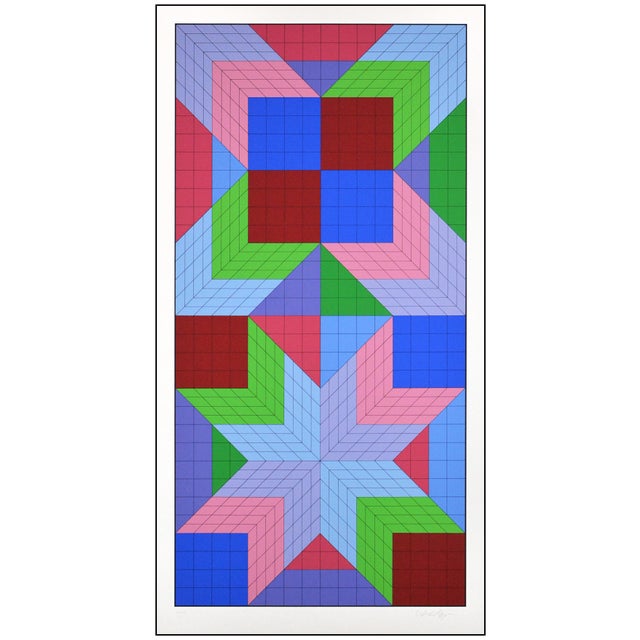 The artwork here, "The Door", is a wonderful depiction of geometric shapes, that was created with acute detail, and...
