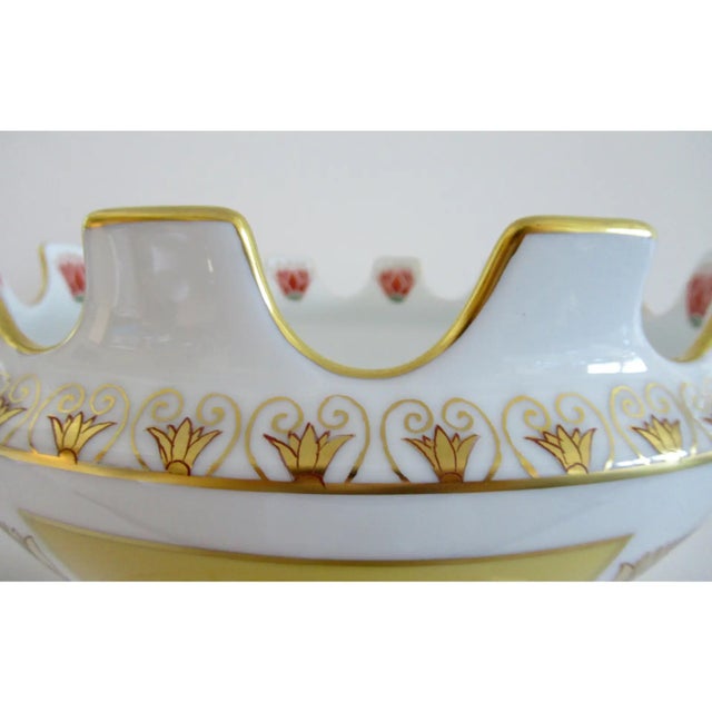 Early 1900's, Tiffany's "Private Stock," Hand-Painted Centerpiece, Cachepot Made in France by Atelier Le Tellac Foundry For Sale - Image 12 of 18