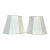 Pair of Silk Lampshades With Metallic Trim For Sale