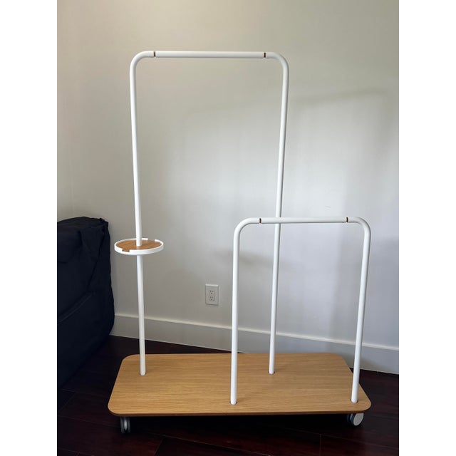 Elegant, portalble, rolls easily from room to room. This Platel is a quietly radical clothes stand, transforming the...