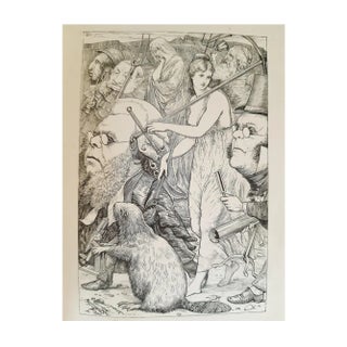 Henry Holiday, The Hunting of the Snark, Original Etching, 1876 For Sale