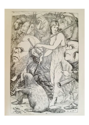 Henry Holiday, The Hunting of the Snark, Original Etching, 1876