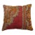 Red Pillow Made from Antique Turkish Antique Rug For Sale