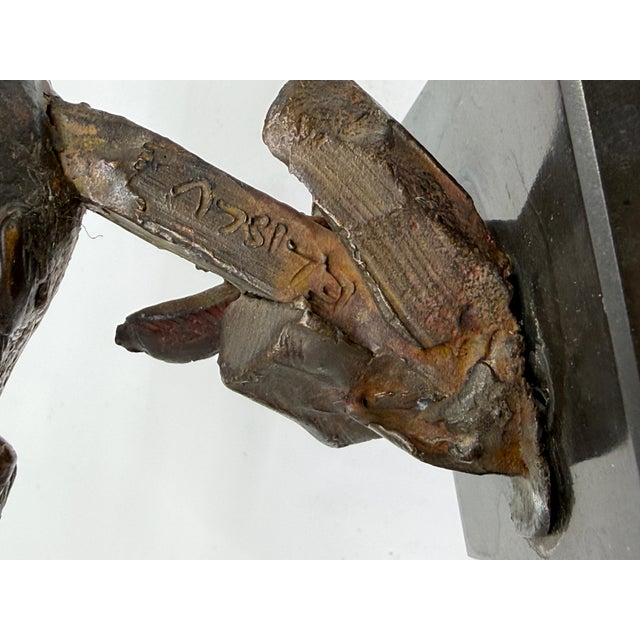 1950s Frank Eliscu Bronze of a Jumping Horse For Sale - Image 16 of 17