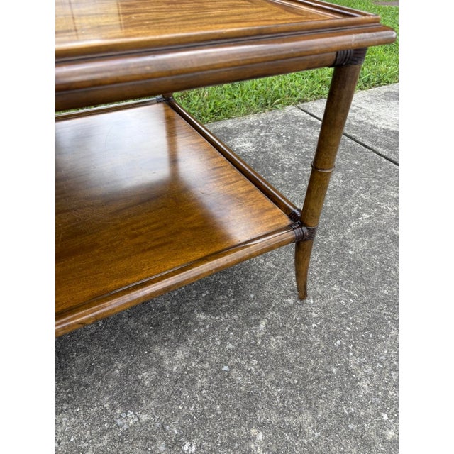 2000 - 2009 Linwood Rectangular Cocktail Table For Sale - Image 5 of 7