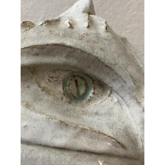 Mid-Century Studio Ceramic Cat Sculpture, 1968 For Sale - Image 12 of 14