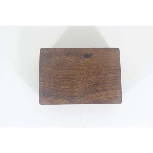 Vintage Carved Wood Box For Sale - Image 4 of 11