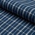 SAMPLE - Schumacher Boyd Check Fabric In Indigo For Sale