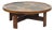 Large Brutalist Round Coffee Table with Tiles, 1970s For Sale