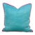 Toya Blue Dotted Ahir Handloom Pillow For Sale