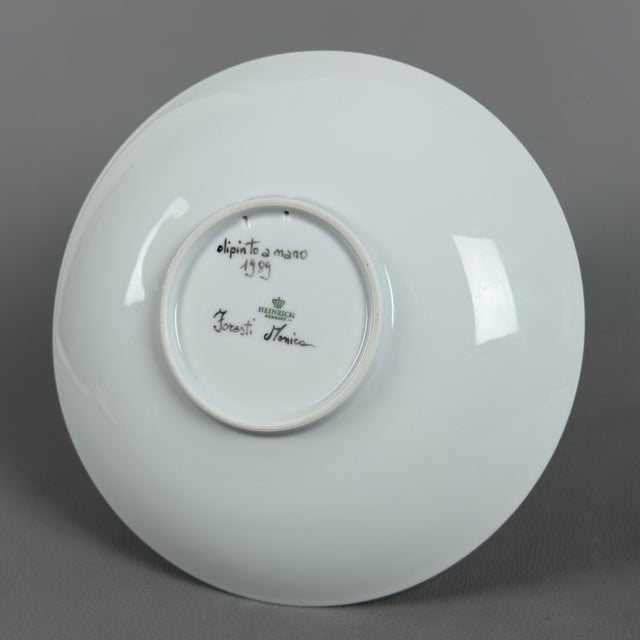 Porcelain Vase and Plate from Heinrich, 1989, Set of 2 For Sale - Image 9 of 15