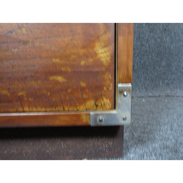 Campaign Style Chest of Drawers by Bernhardt For Sale - Image 10 of 13
