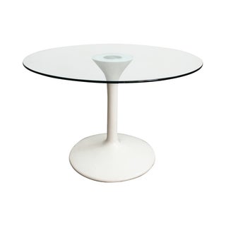 Mid-Century Round Tulip Dining Table For Sale
