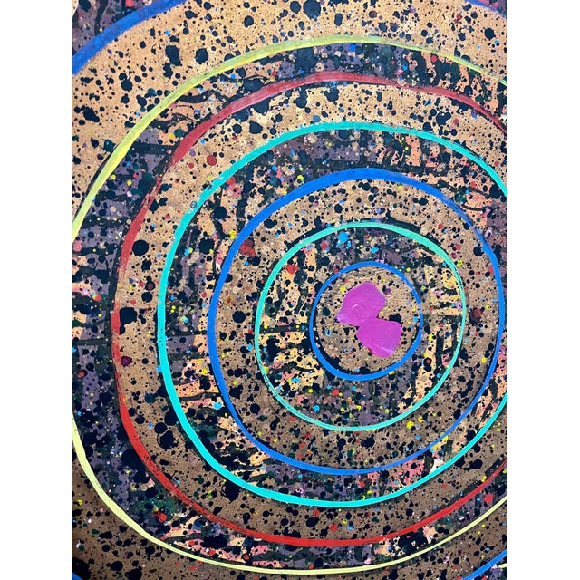 MIng Wang, Chinese American Abstract Expressionist Zen Space Painting WangMing Color School, 1982 For Sale - Image 13 of 18