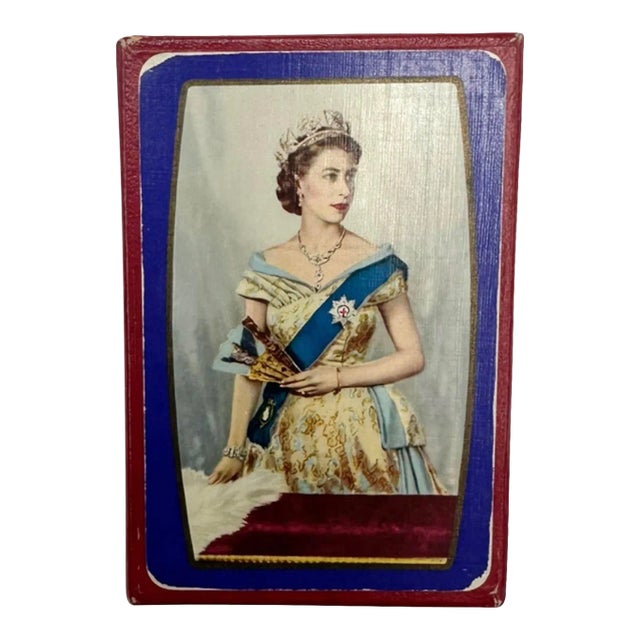 Queen Elizabeth II Coronation 1953 Royal Playing Cards Uk Poker Deck For Sale