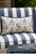 Ralph Lauren Home One Pair Ralph Lauren Indoor Outdoor Lumbar Pillows With Contrast Welt and Inserts For Sale - Image 4 of 4