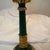 1970s Vintage Italian Hand Carved Goldleaf Wood Candle Stick Lamps With Shades/Finials - a Pair For Sale - Image 5 of 13