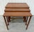 Mid-Century Modern Mid-Century Danish Modern John Stuart Teak Nesting Tables - Set 3 For Sale - Image 3 of 10