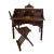 Antique Moorish Style Inlaid Desk and Chair Set For Sale
