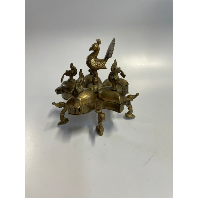 Vintage 1950s Brass Vermilion For Sale - Image 4 of 7
