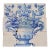 Tile Mural Panel Depicting a Baroque Jardinière With Flowers, Portuguese, 18th Century For Sale