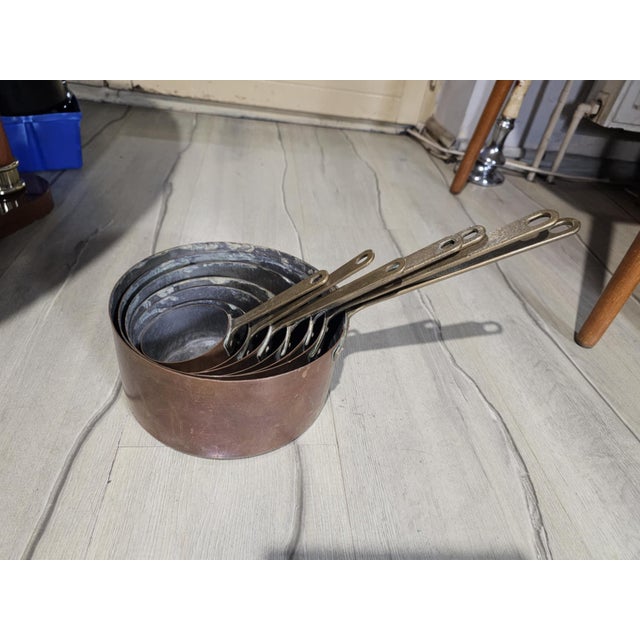 Vintage Copper Frying Pans, 1920s, Set of 7 For Sale - Image 10 of 10