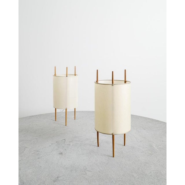 Early Mid Century No9 Table Lamps by Isamu Noguchi for Knoll, USA, 1940s, Set of 2 For Sale - Image 8 of 8