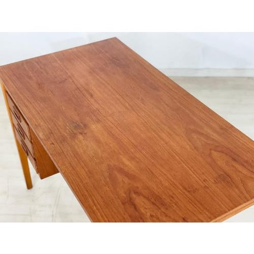 Vintage Danish Desk in Teak For Sale - Image 10 of 14
