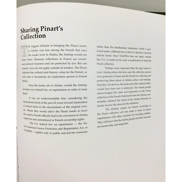 Paper “Two Journeys” the Masks of Alphonse Pinart Hardcover Book For Sale - Image 7 of 13