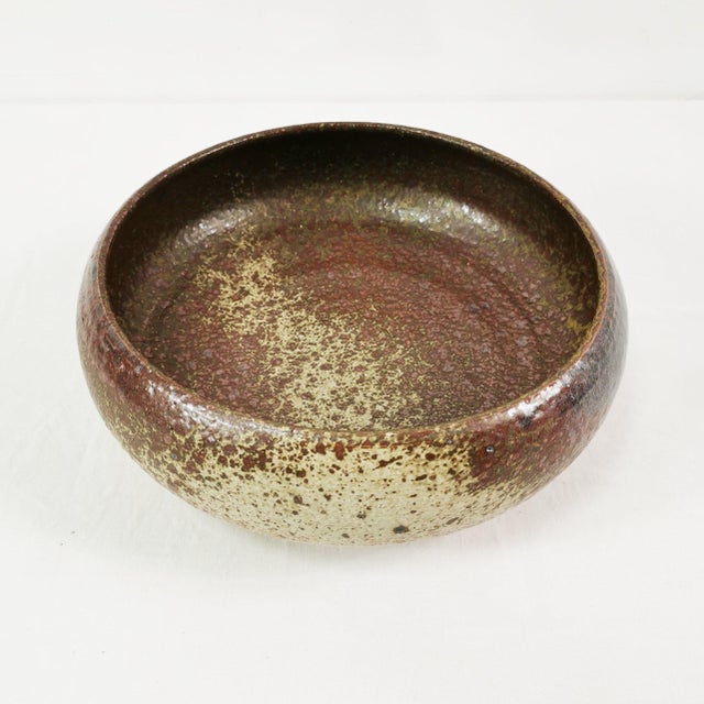 Large Mid-Century Modern Ceramic Bowl from Tromborg, Denmark, 1960s For Sale - Image 6 of 12